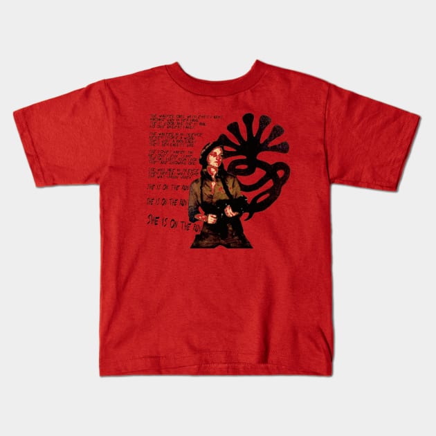 PATTY HEARST MISFITS SHE Kids T-Shirt by burn yr idols